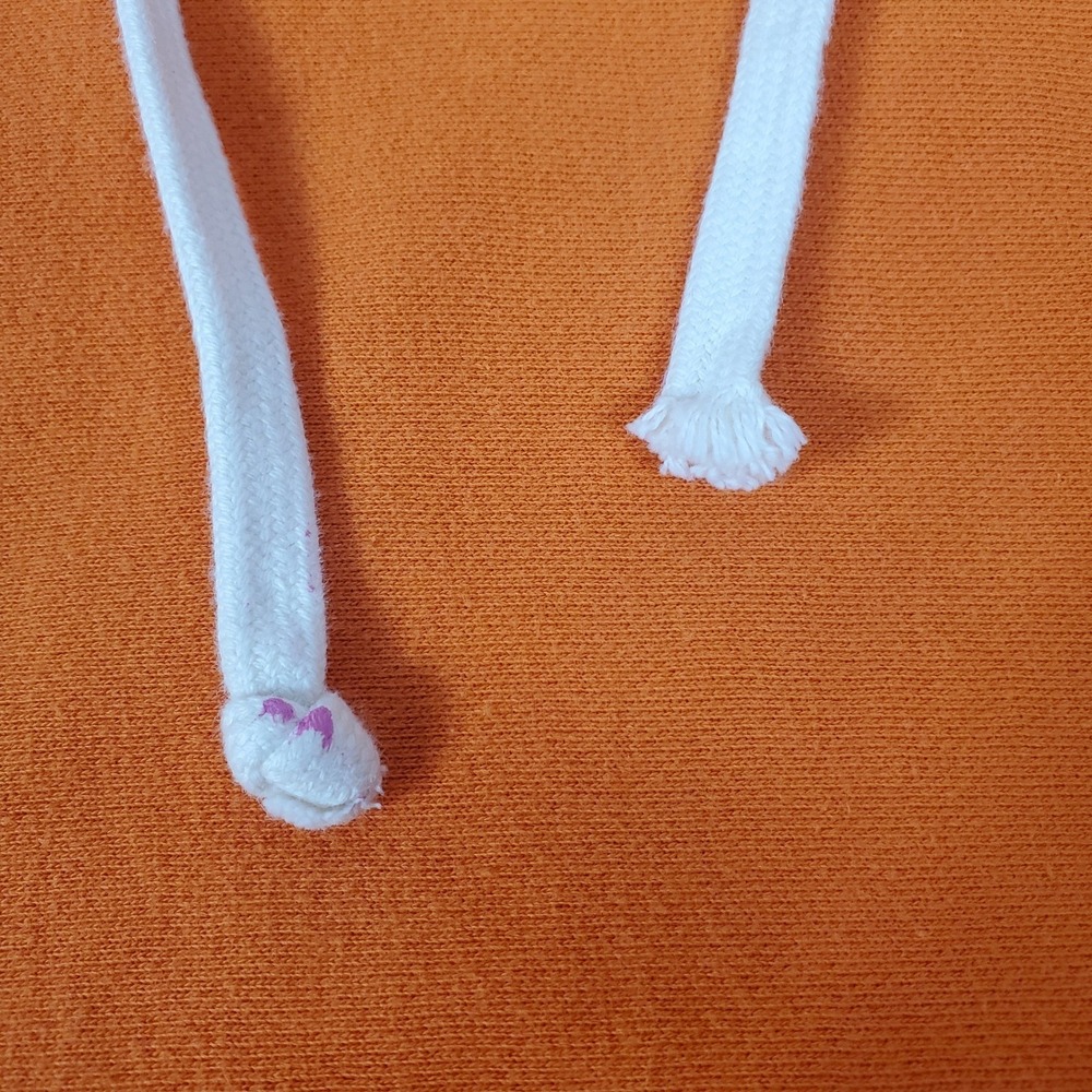 Polo Jeans Co Ralph Lauren Mens Orange Graphic Pullover‎ Hoodie Medium RN67437 - Picture 11 of 12